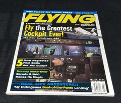 FLYING MAR 05 MAGAZINE GULFSTREAM G450, G1000 GLASS COCKPIT SYSTEM, HAWKER 700 +