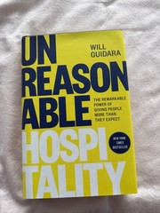 Penguin Unreasonable Hospitality Will Guidara Hardcover Leadership Hospitality