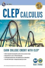CLEP® Calculus Book + Online – Paperback, by Hill Gregory; Friedman – Very Good