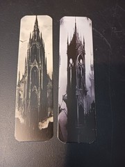 8 Spooky Gothic 6″ Cardstock Bookmarks Spooky Buildings Lot 4 of 4 Please Read