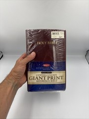 HOLY BIBLE New King James Version Burgundy Nelson 0991BG Giant Print New Sealed