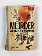 Murder After a Fashion by Spencer Dean – Vintage Paperback Book – 1962 Pocket