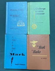 4 Southern Baptist Convention Press Hardcover Training Union Study Books rare