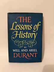 Will & Ariel Durant The Lessons of History Hardcover Simon & Schuster 5th Ed DJ