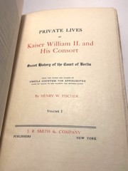 1909- Private Lives of Kaiser William II- Leather Set- German Emperor- Royalty