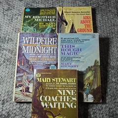 Mary Stewart Wildfire Coaches Magic Airs Brother 5 Book Lot Gothic Suspense