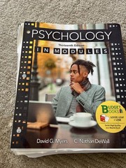 Psychology in Modules Thirteenth Edition Loose-Leaf Textbook by Myers & DeWall