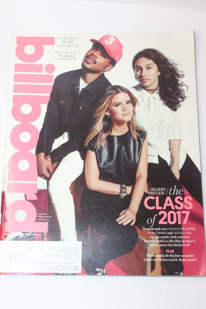 Billboard Magazine October 15 2016 Chance The Rapper, Maren Morris