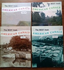 4 Issues ~ The Best from American Canals Number 1, 2, 3, 4 ~ History & Photos