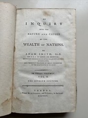Adam Smith Wealth of Nations 1793 seventh edition, vol. 2 only