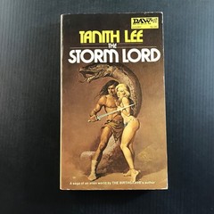 The Storm Lord Tanith Lee First Printing 1976 Daw Books Fantasy Sci-Fi Map