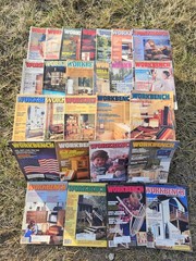Lot of 26 Vintage 1980s Workbench Woodworking Homeowner and How-To Magazines