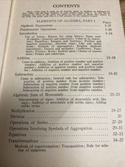 Elements of Algebra 291 International Textbook Co. ICS Staff 1933