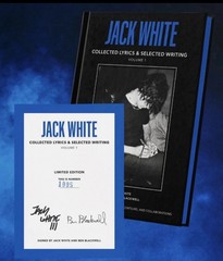 Jack White SIGNED BOOK Collected Lyrics & Selected Writing Volume 1
