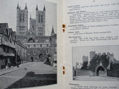 C1920’s? MELTONS’ GUIDE TO LINCOLN Buildings PLACES OF INTEREST Plan SCARCE