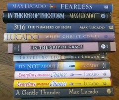 Max Lucado Book Lot (8 Unique Books, And 2 Are The Same)