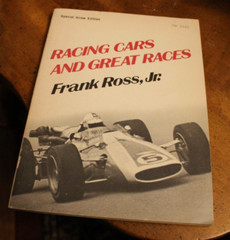 Racing Cars and Great Races ~ Frank Ross, Jr ~ 1973 Scholastic TP