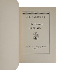 The Catcher in the Rye – First Book Club Edition – 1951 – J.D. Salinger – 1st DJ