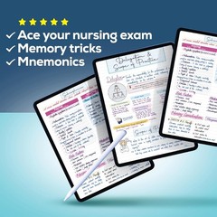 Nursing Success Bundle: 400+ Page Handwritten Notes, Designed to Ace Nursing Sch