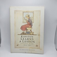 Vtg First Ed. 1986 #2 An American Girl Bk Kirsten Learns A Lesson 8.5 x 6 x 0.2