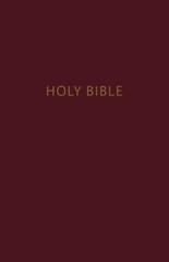 NKJV, Pew Bible, Hardcover, Burgundy, Red Letter Edition by Thomas Nelson