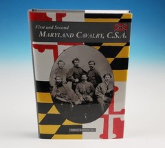 Signed Civil War Book First Second Maryland Cavalry CSA Robert Driver 1st Ed NEW