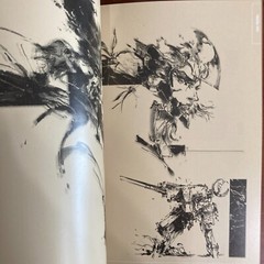 Metal Gear Solid 4 Guns of the Patriots Art Book Illustration