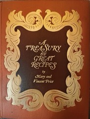 A Treasury of Great Recipes – Mary & Vincent Price – Padded Leatherette (1980)