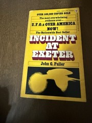 John G. Fuller INCIDENT AT EXETER 1974 Berkley Medallion 4th Printing UFOlogy
