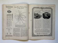 DETROIT MOTOR NEWS November 1927, Automobile Club, McClelland Barclay cover
