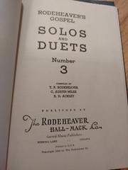 Books Rodeheaver’s Gospel Solos And Duets Pew Set Of 4 Box 1925-1946 Hardcover