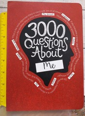 3000 Questions About Me Activity Journal – 2022 Piccadilly Multi-Colored