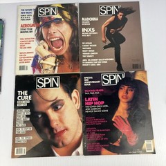 Lot of 15 Spin Magazines 1985 to 1988 Music, Pop Culture Rock History 1980s