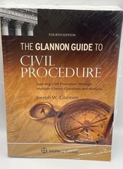 Glannon Guide to Civil Procedure (Softcover) **NEW SEALED**