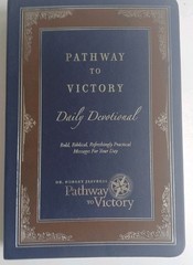 Pathway To Victory Daily Devotional Book Dr. Robert Jeffress Leather Bound 2024
