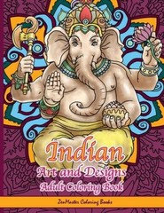 Indian Art and Designs Adult Coloring Book: Coloring Book for Adults – VERY GOOD