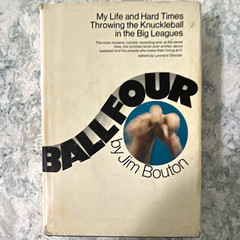 Jim Bouton Ball Four Hardcover 1970 World Publishing Third Printing Dust Jacket