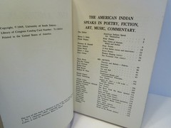The American Indian Speaks: Poetry, Fiction, Art, Music, Religion- John Milton