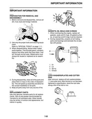 YAMAHA XV19SV Service Manual 2006 To 2009 – BOUND – COVERS – XL FOLDOUT PAGES