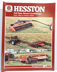 USED HESSTON THE PRIME LINE BROCHURE PULL-TYPE MOWER CONDITIONERS 700707126