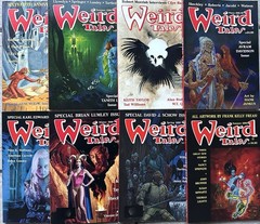 Weird Tales 14 Book Lot #290-303 King, Bradbury, Tanith Lee (Wildside 1988-1991)