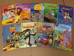 Lot of 10 Wonderful World Reading Walt Disney Cartoon Children Kids Books RANDOM