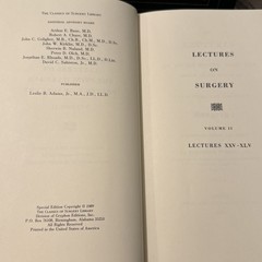2 Leather Medical Books Surgery Gynecology Vol II #1128 Gryphon Editions