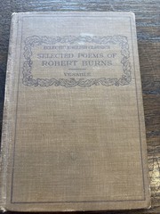 1898 Selections From The Poems of Robert Burns American Book Company Poetry