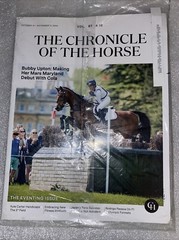 The Chronicle Of The Horse Magazine Oct 14-Nov 11, 2024 Eventing Issue FREESHIP