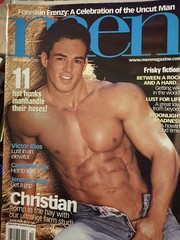 MEN MAGAZINE * 0CT 2002 * A ROMP IN THE HAY WITH CHRISTIAN