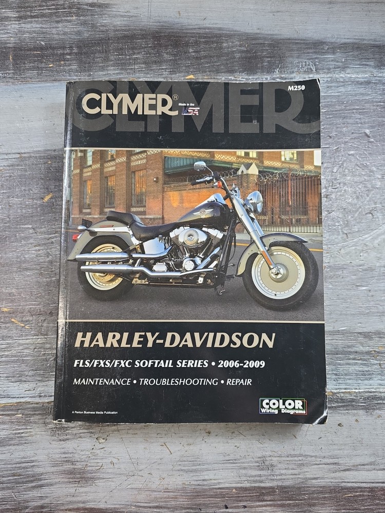 Clymer Service Repair Maintenance Manual M250 Harley Davidson FLS/FXS/FXC Softai