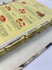 Betty Crocker’s Picture 5-Ring BINDER Cook Book Revised & Enlarged 1956 USA