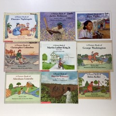 David Adler A Picture Book of History Biography Rosa Parks 9 Children’s Book Lot