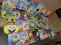 Lot of 10 Spongebob SquarePants Learn to Read TV NICKELODEON Books MIX UNSORTED